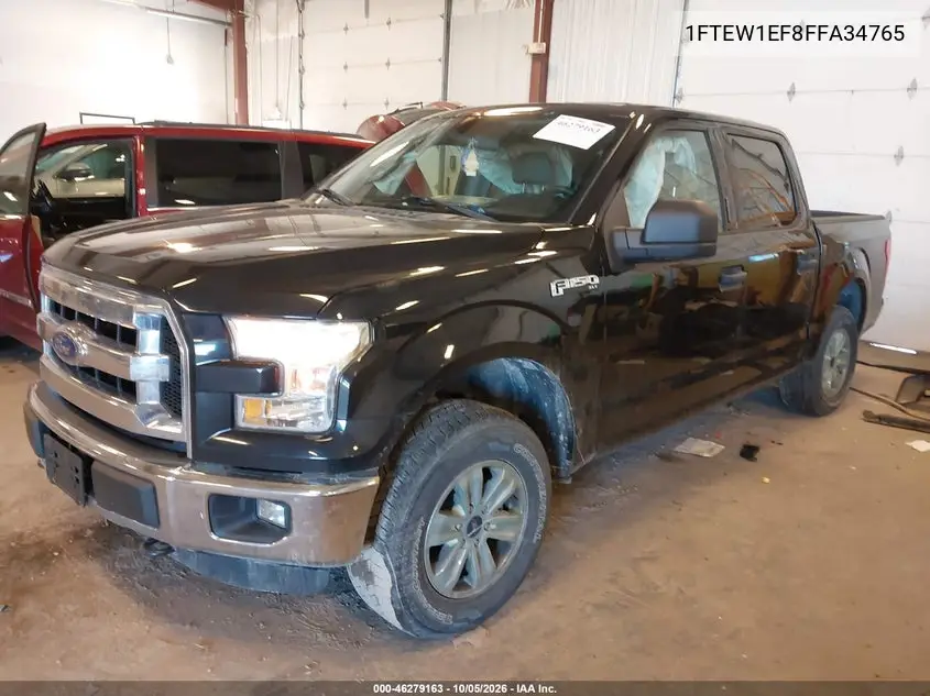 2015 FORD F-150 VIN 1FTEW1EF8FFA34765 — фото 2