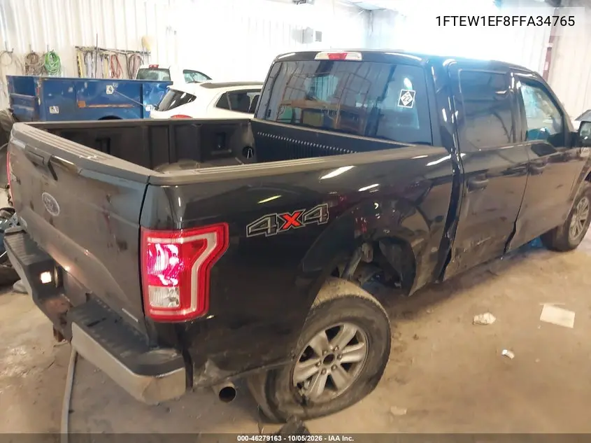 2015 FORD F-150 VIN 1FTEW1EF8FFA34765 — фото 4