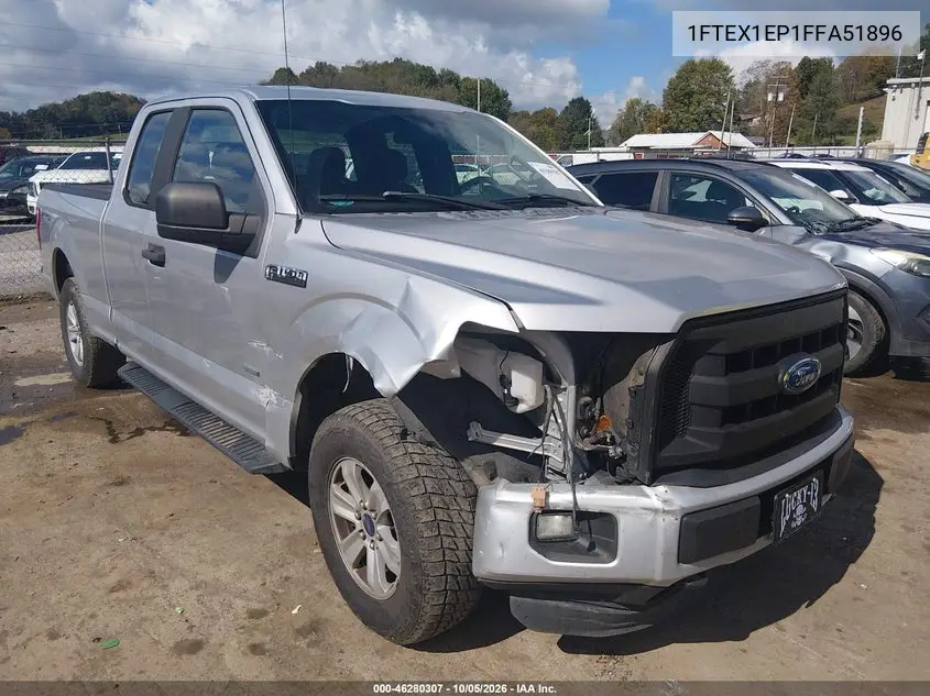 FORD F-150 2015, VIN 1FTEX1EP1FFA51896