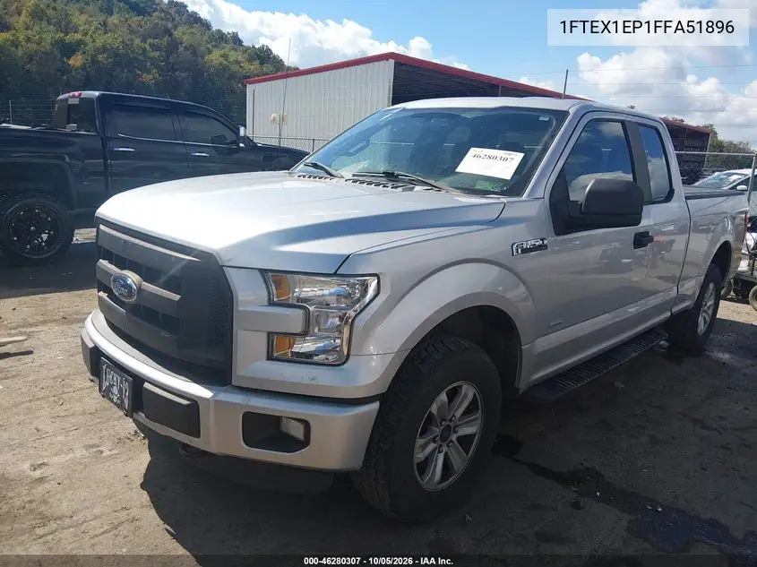 2015 FORD F-150 VIN 1FTEX1EP1FFA51896 — фото 2