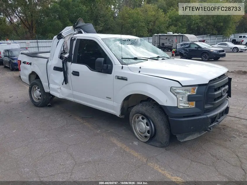 FORD F-150 2015, VIN 1FTEW1EG0FFC28733