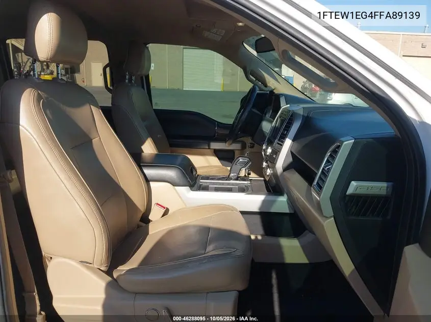 FORD F-150 2015, VIN 1FTEW1EG4FFA89139