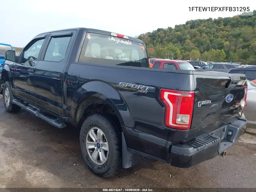 2015 FORD F-150 VIN 1FTEW1EPXFFB31295 — фото 3
