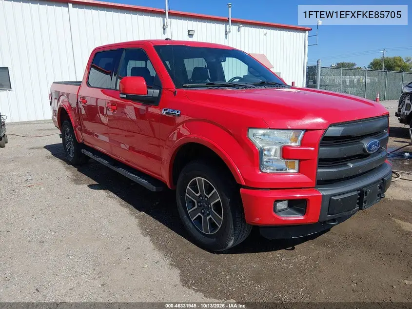 FORD F-150 2015, VIN 1FTEW1EFXFKE85705
