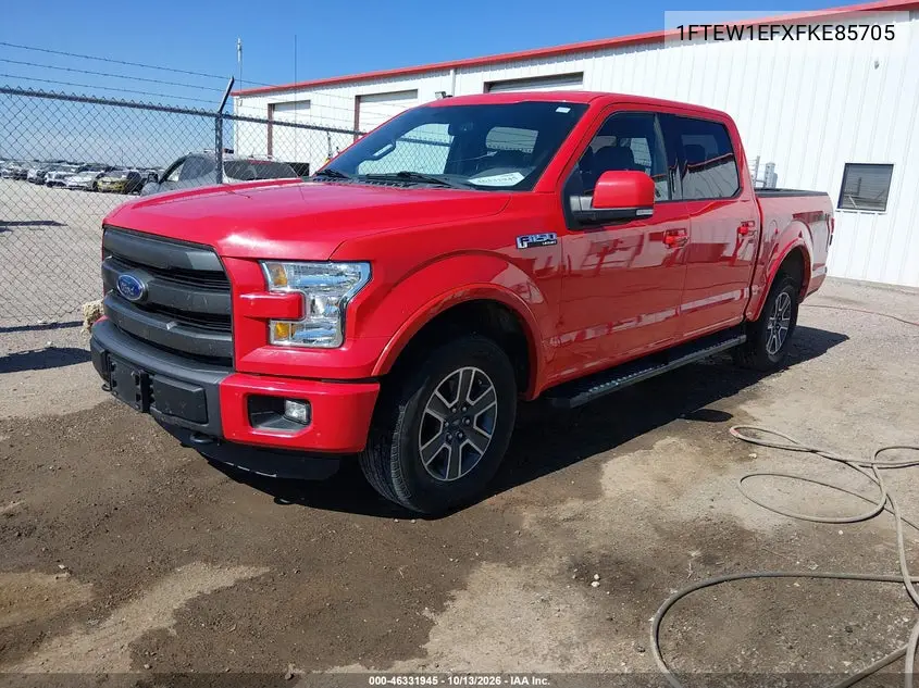 2015 FORD F-150 VIN 1FTEW1EFXFKE85705 — фото 2