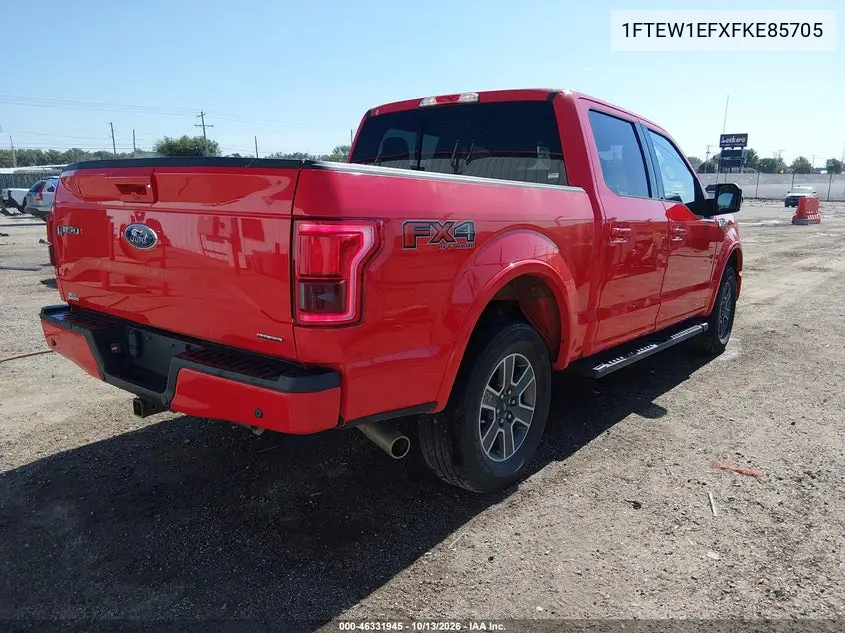 2015 FORD F-150 VIN 1FTEW1EFXFKE85705 — фото 4