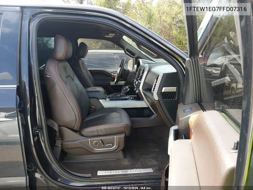 2015 FORD F-150 VIN 1FTEW1EG7FFD07316 — фото 5