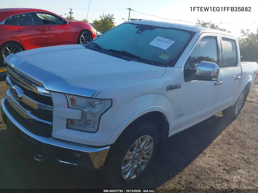 2015 FORD F-150 VIN 1FTEW1EG1FFB35882 — фото 2