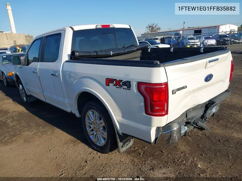 2015 FORD F-150 VIN 1FTEW1EG1FFB35882 — фото 3