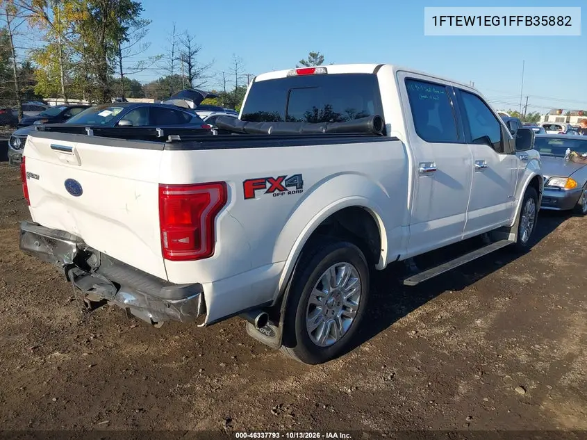 2015 FORD F-150 VIN 1FTEW1EG1FFB35882 — фото 4