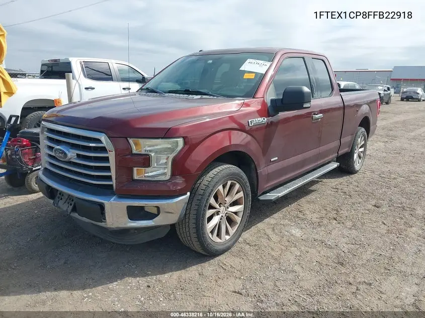 2015 FORD F-150 VIN 1FTEX1CP8FFB22918 — фото 2
