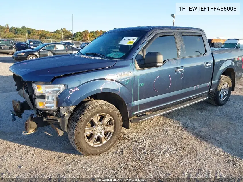 2015 FORD F-150 VIN 1FTEW1EF1FFA66005 — фото 2