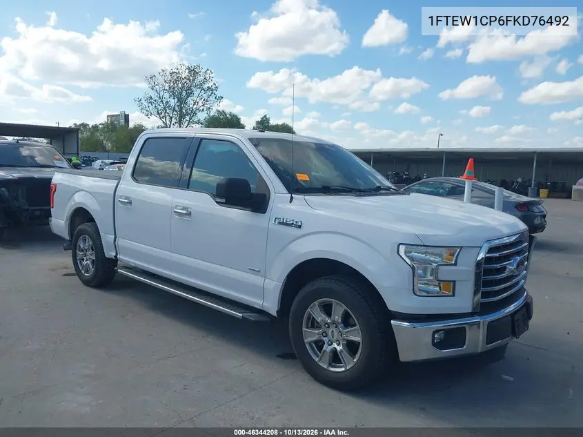 FORD F-150 2015, VIN 1FTEW1CP6FKD76492