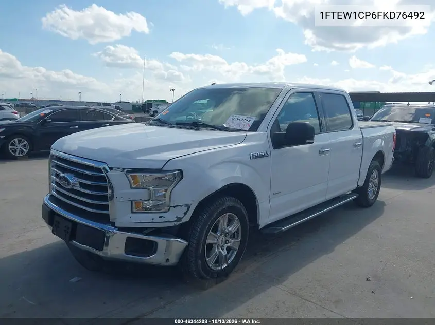 2015 FORD F-150 VIN 1FTEW1CP6FKD76492 — фото 2