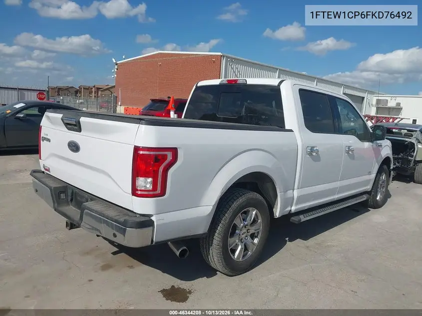 2015 FORD F-150 VIN 1FTEW1CP6FKD76492 — фото 4