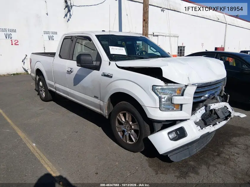 FORD F-150 2015, VIN 1FTEX1CPXFKF18954