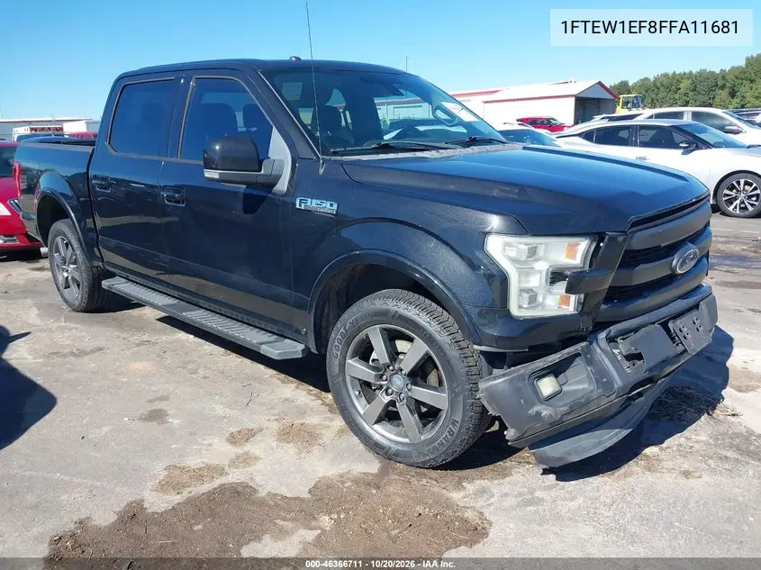 FORD F-150 2015, VIN 1FTEW1EF8FFA11681
