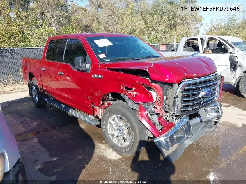 FORD F-150 2015, VIN 1FTEW1EF5FKD79646