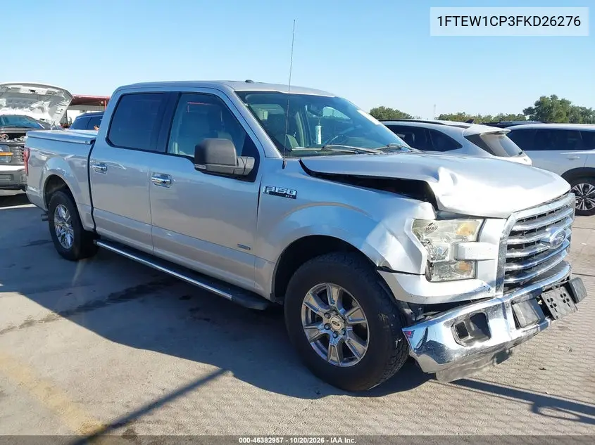 FORD F-150 2015, VIN 1FTEW1CP3FKD26276
