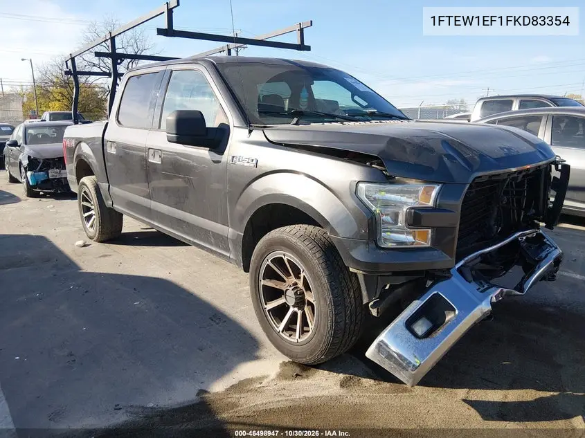 FORD F-150 2015, VIN 1FTEW1EF1FKD83354