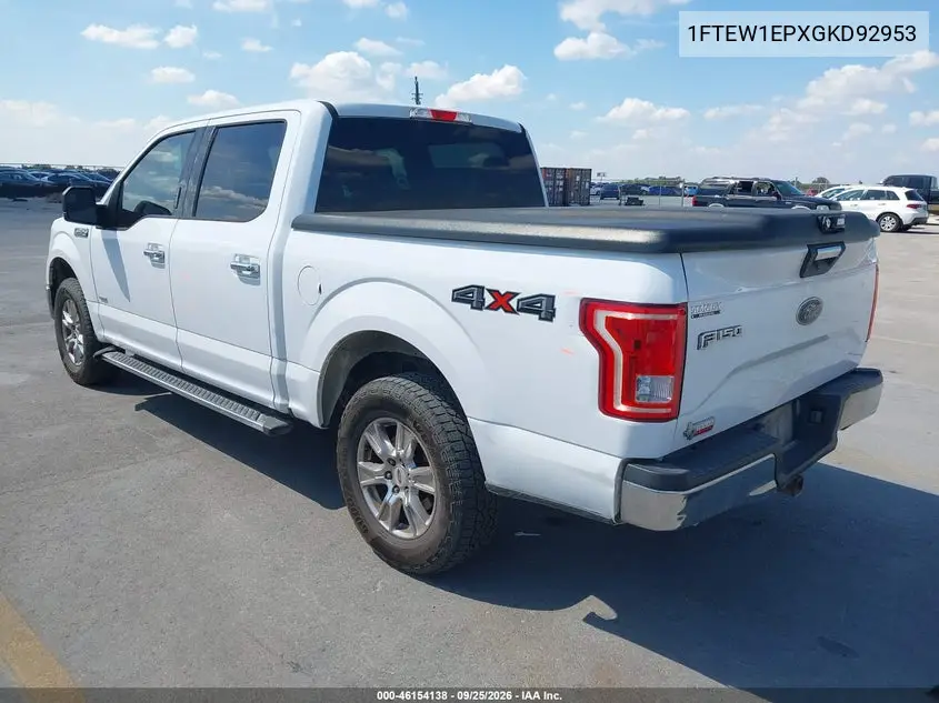 2016 FORD F-150 VIN 1FTEW1EPXGKD92953 — фото 3