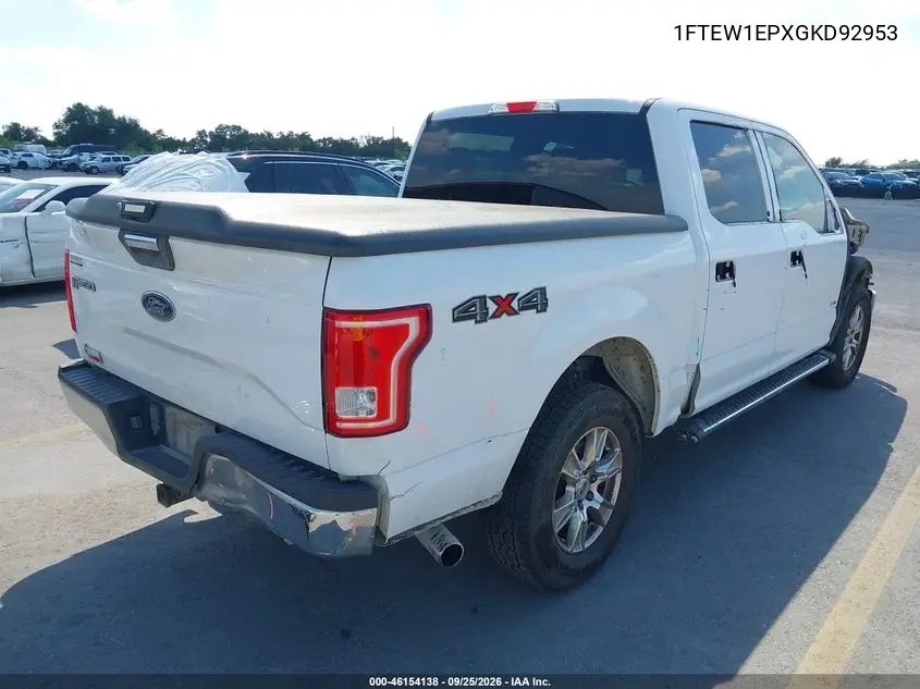 2016 FORD F-150 VIN 1FTEW1EPXGKD92953 — фото 4