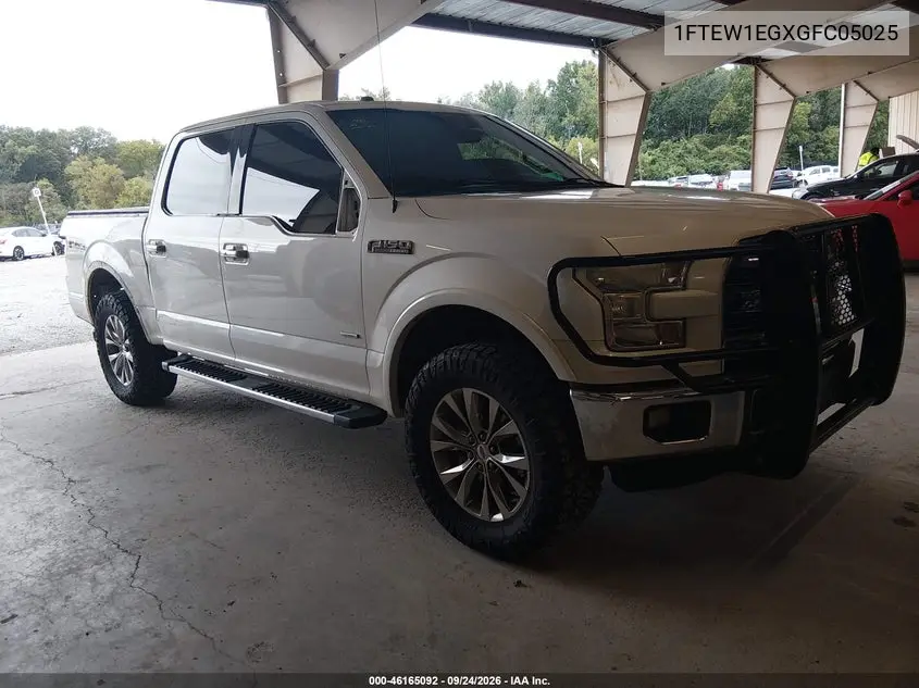 FORD F-150 2016, VIN 1FTEW1EGXGFC05025