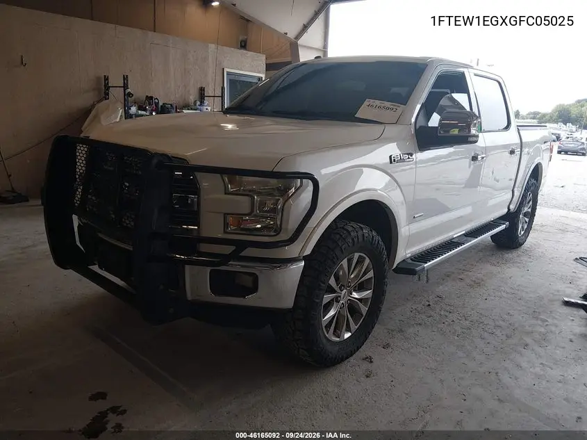 2016 FORD F-150 VIN 1FTEW1EGXGFC05025 — фото 2