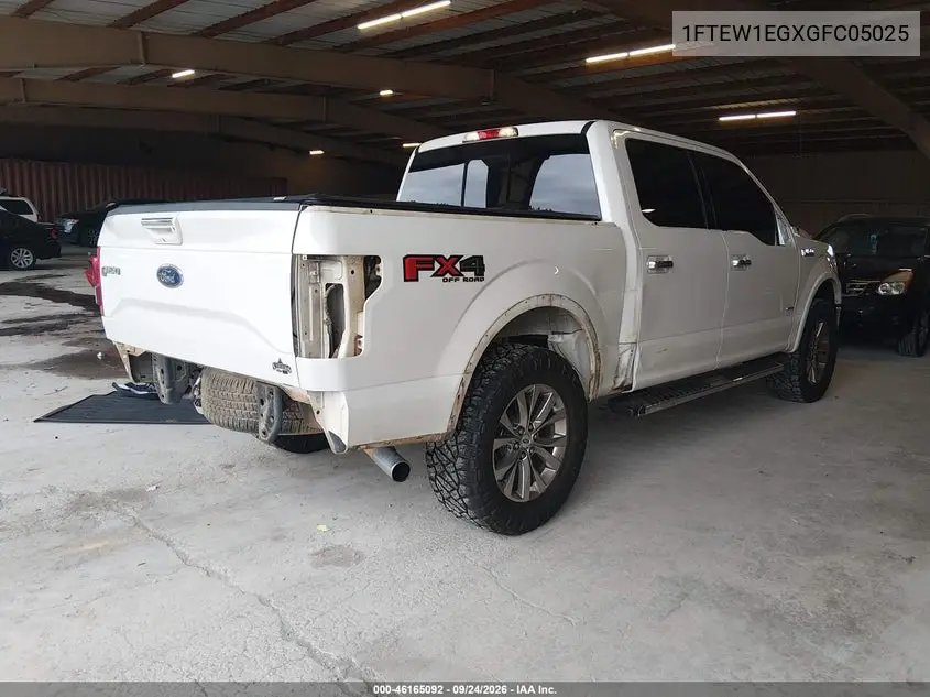 2016 FORD F-150 VIN 1FTEW1EGXGFC05025 — фото 4