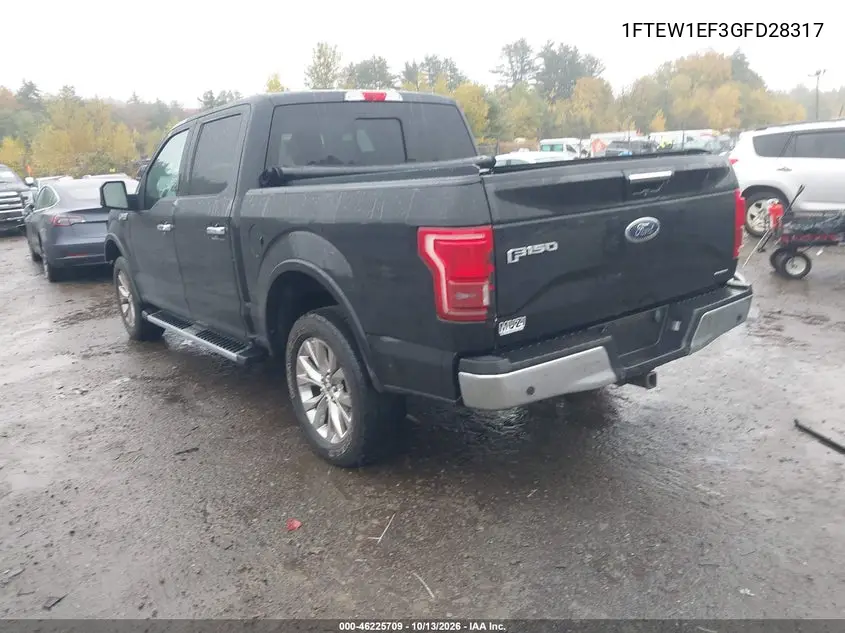 2016 FORD F-150 VIN 1FTEW1EF3GFD28317 — фото 3