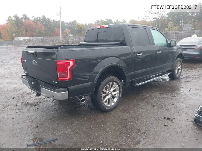 2016 FORD F-150 VIN 1FTEW1EF3GFD28317 — фото 4