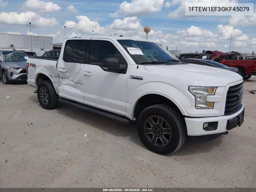 FORD F-150 2016, VIN 1FTEW1EF3GKF45079