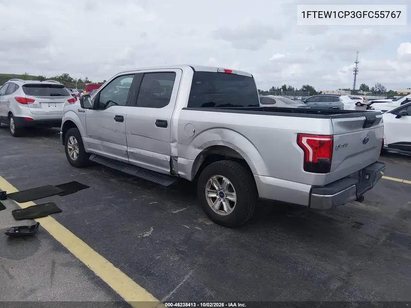 2016 FORD F-150 VIN 1FTEW1CP3GFC55767 — фото 3