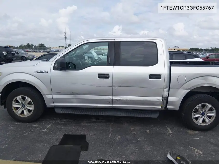 2016 FORD F-150 VIN 1FTEW1CP3GFC55767 — фото 6