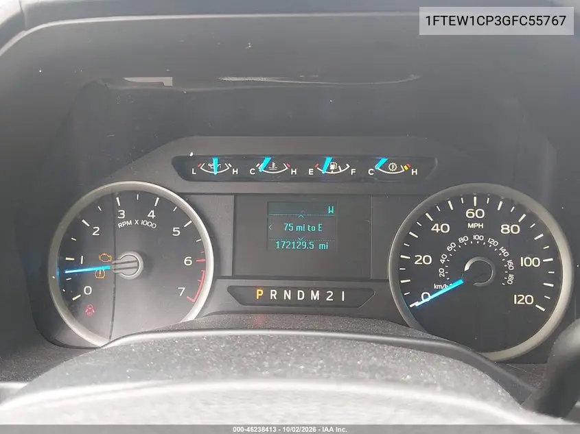2016 FORD F-150 VIN 1FTEW1CP3GFC55767 — фото 7