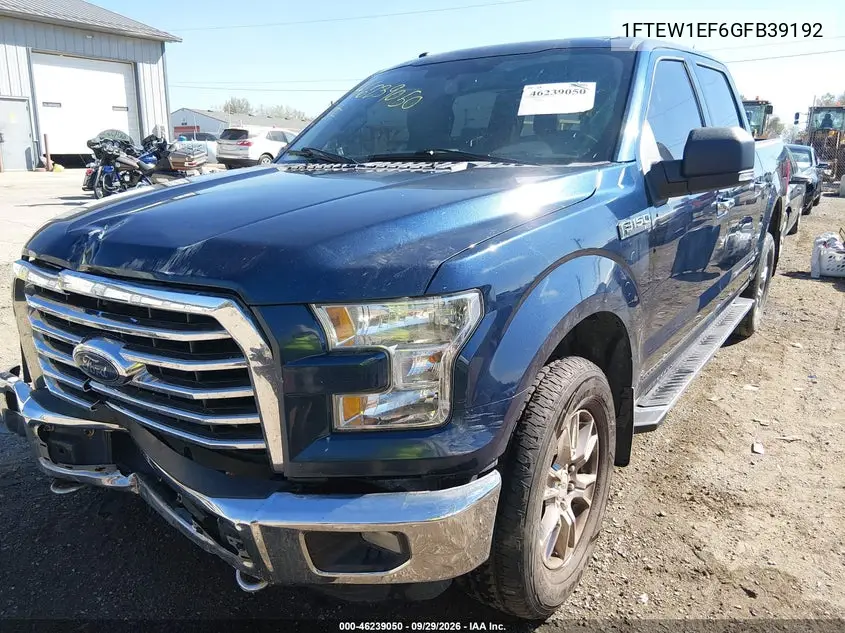 2016 FORD F-150 VIN 1FTEW1EF6GFB39192 — фото 2