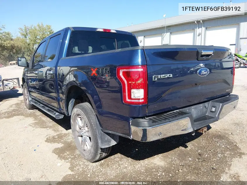 2016 FORD F-150 VIN 1FTEW1EF6GFB39192 — фото 3