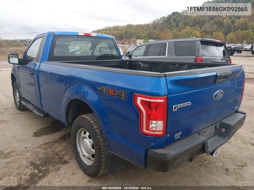 2016 FORD F-150 VIN 1FTMF1E86GKD92565 — фото 3
