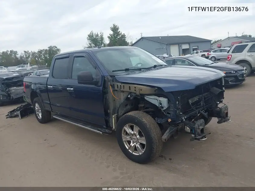 FORD F-150 2016, VIN 1FTFW1EF2GFB13676