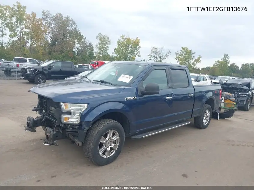 2016 FORD F-150 VIN 1FTFW1EF2GFB13676 — фото 2