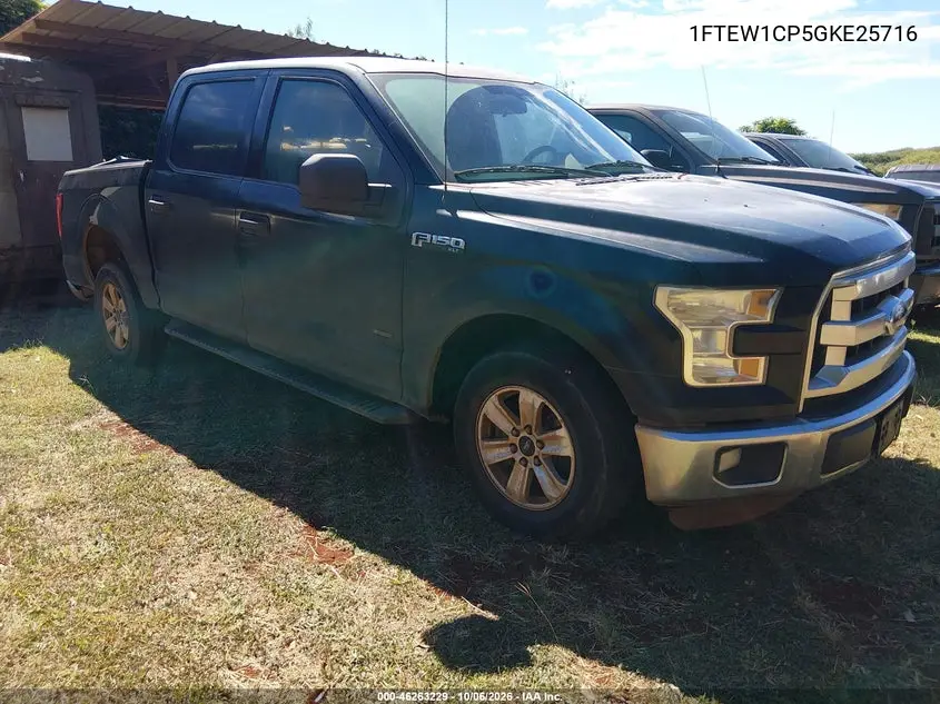 FORD F-150 2016, VIN 1FTEW1CP5GKE25716