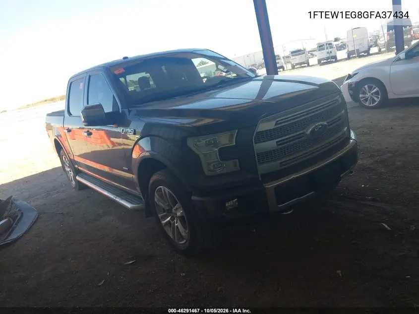 FORD F-150 2016, VIN 1FTEW1EG8GFA37434