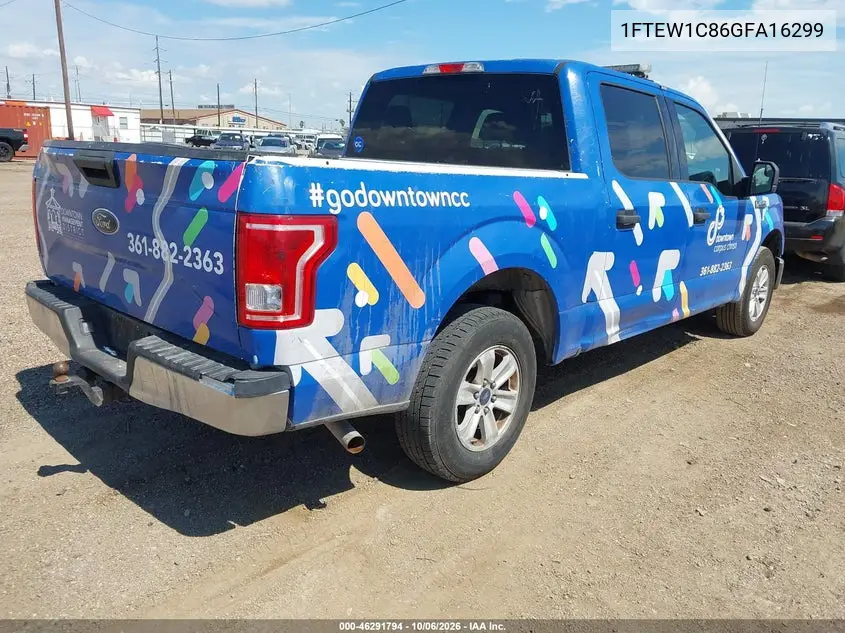2016 FORD F-150 VIN 1FTEW1C86GFA16299 — фото 4