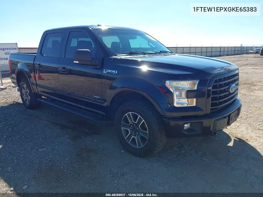FORD F-150 2016, VIN 1FTEW1EPXGKE65383