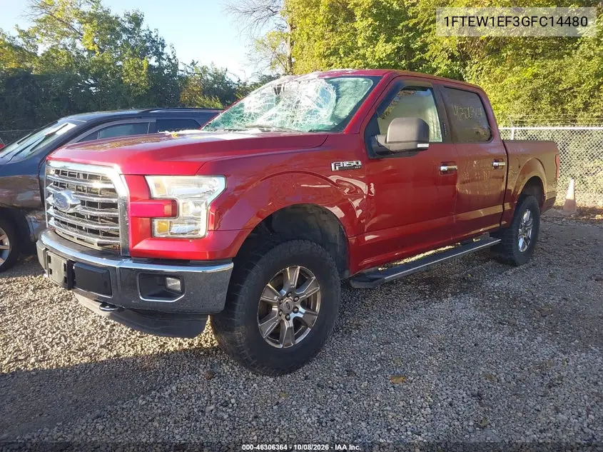 2016 FORD F-150 VIN 1FTEW1EF3GFC14480 — фото 2