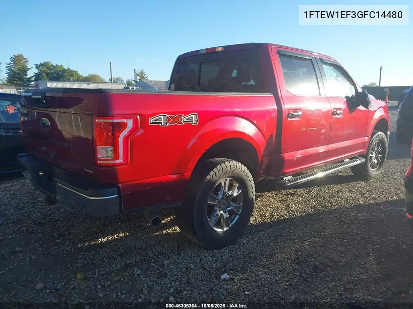 2016 FORD F-150 VIN 1FTEW1EF3GFC14480 — фото 4