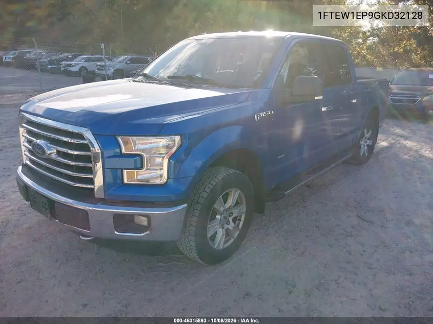 2016 FORD F-150 VIN 1FTEW1EP9GKD32128 — фото 2