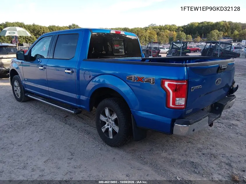 2016 FORD F-150 VIN 1FTEW1EP9GKD32128 — фото 3