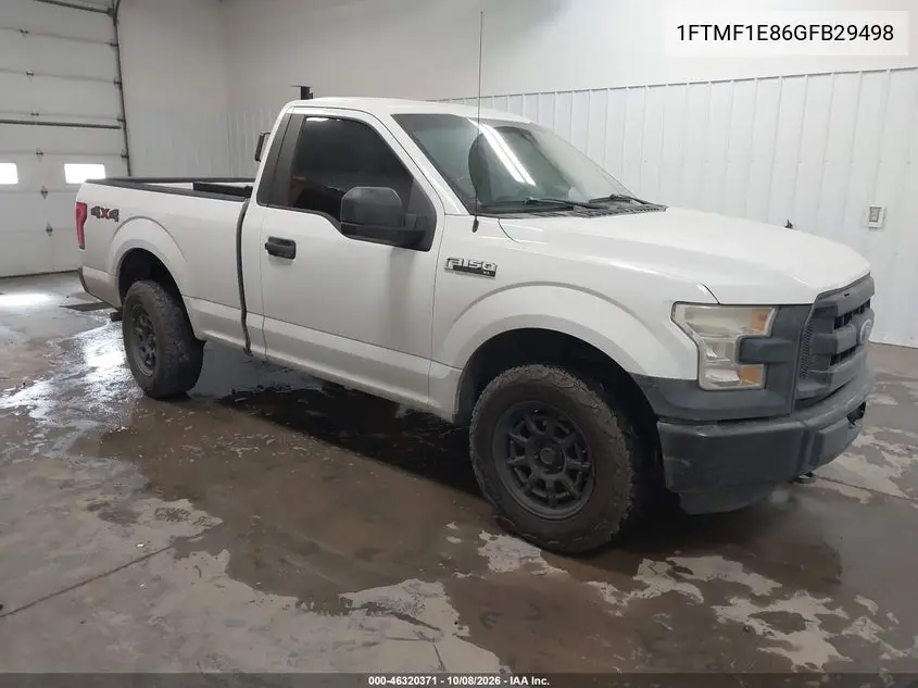 FORD F-150 2016, VIN 1FTMF1E86GFB29498