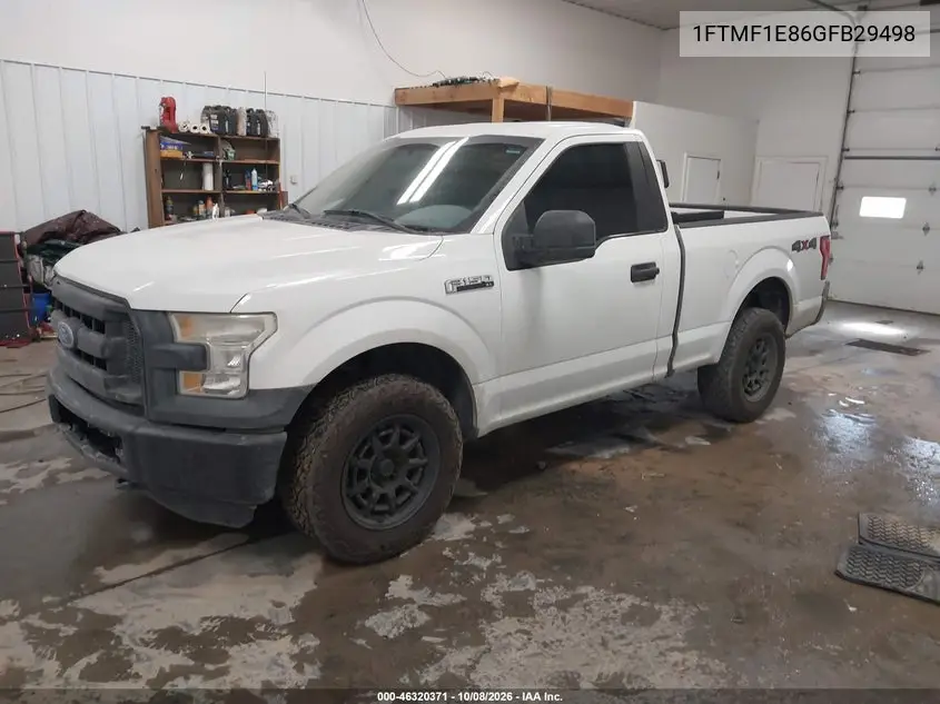 2016 FORD F-150 VIN 1FTMF1E86GFB29498 — фото 2